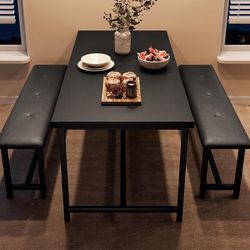 Dining Table With Benches 