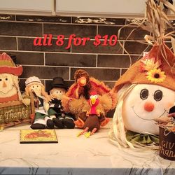 Fall Decor 8 Pieces