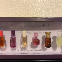 LIZ CLAIBORNE MINI PERFUME SET ENCHANTING SCENTS COLLECTION NEW MINI PERFUMES