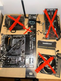 Motherboard, Ram, TP-Link, Bluetooth Adapter. Read description!