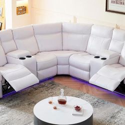 RECLINER SECTIONAL COUCH ***SOFÁ SECCIONAL RECLINABLE 