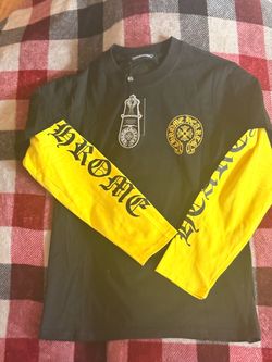 Chrome Hearts Long Sleeve T-Shirt Black Yellow