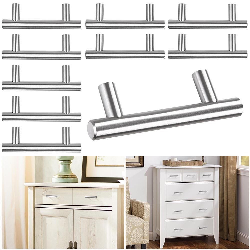 6” inches - 10Pcs Stainless Steel Cabinet Bar Pull Handles
