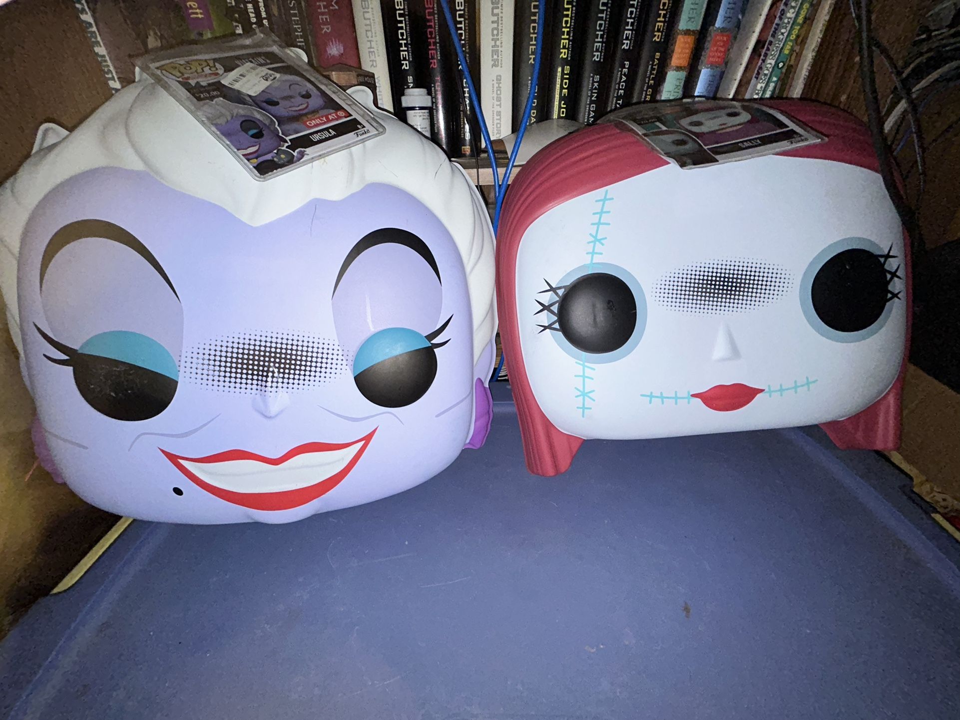 HALLOWEEN Large Masks NWT π Ursula & Sally