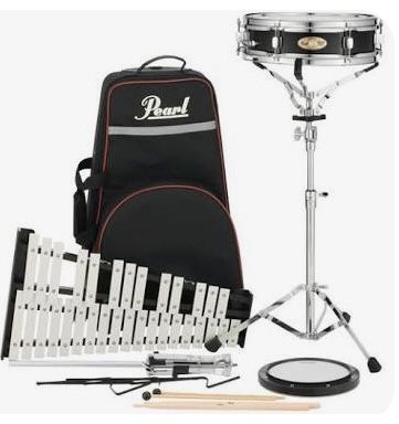 Pearl Educational Snare and Bell Kit with Rolling Cart