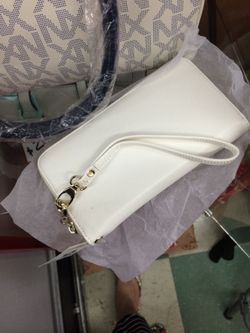 White wallet