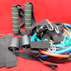 Resistance Band Set Muscular Training Home Gym Body Building 