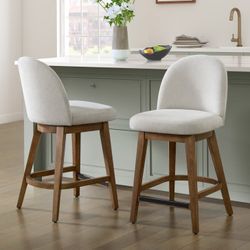 Ophelia Counter Height Swivel Stool, Set of 2 $249.99