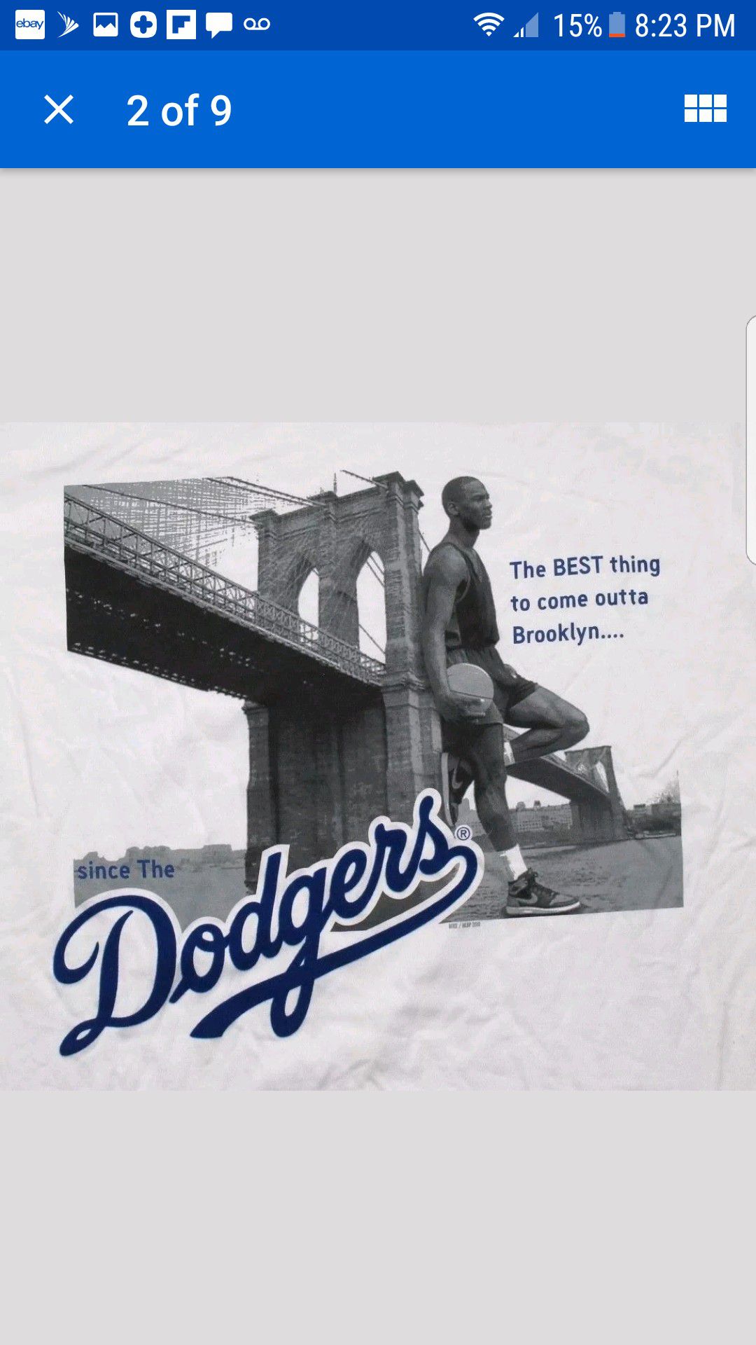 Michael Jordan LA Dodgers Shirt Mens XL Rare Brooklyn Baseball for Sale in  Los Angeles, CA - OfferUp