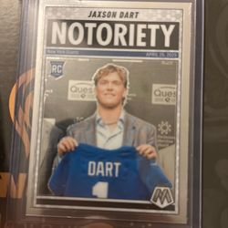 2025 Mosaic Notoriety Jaxson Dart Rc