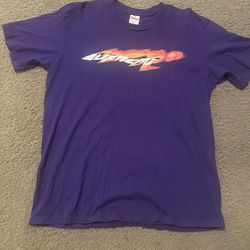 purple supreme tee shirt