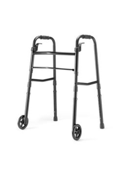 Folding travel walker