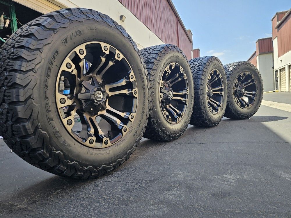 Wheels 20 8 Lugs 35x12.50r20 Bfgoodrich.