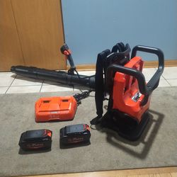 56v eforce echo back pack blower