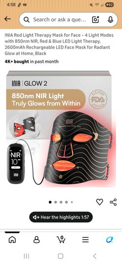 Red Light Therapy Mask