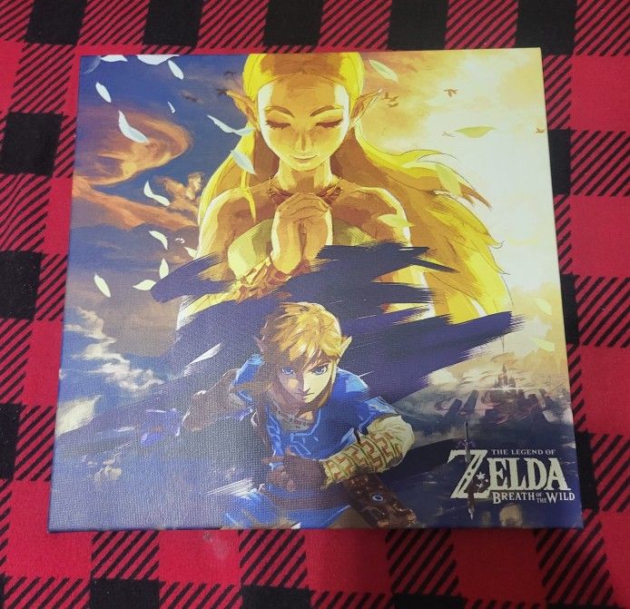 The Legend Of Zelda Breath Of The Wild 12x12 Art Canvas
