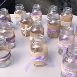 Mason jar Centerpieces