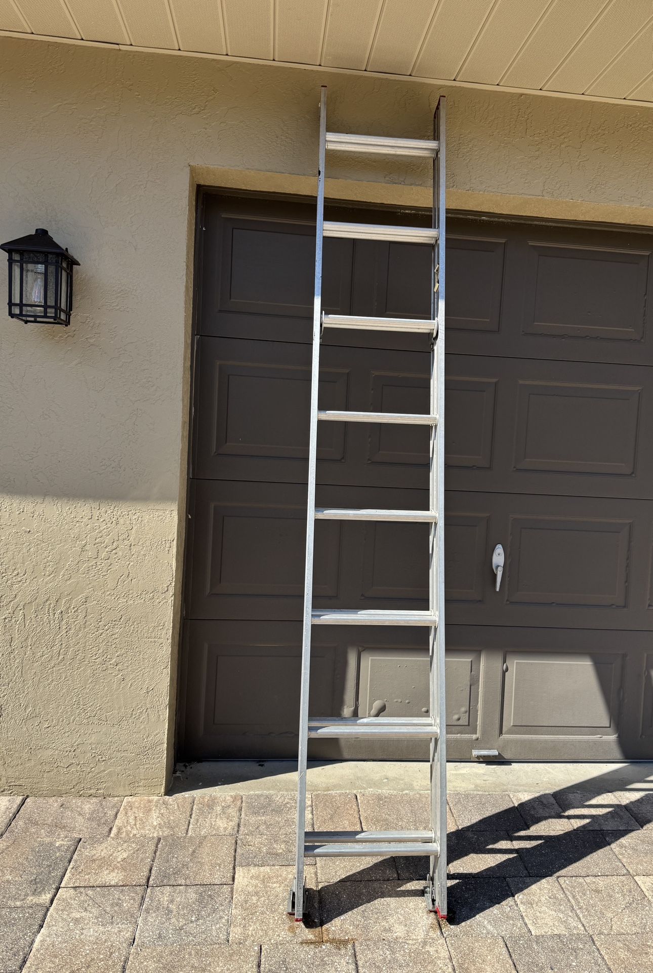 16’ Adjustable Aluminum Ladder