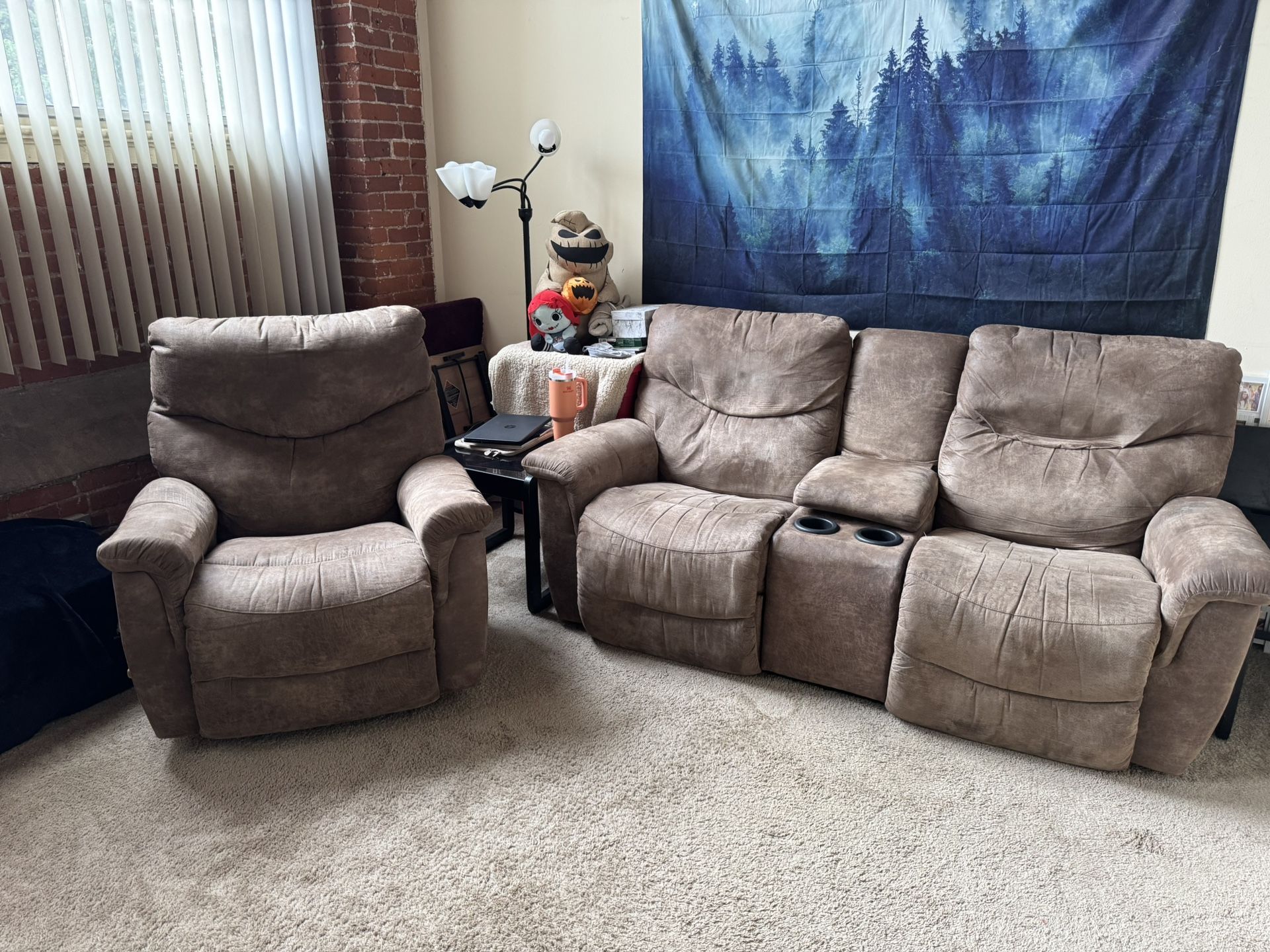 Four Piece Recliner Couch
