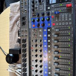 ZOOM LiveTrak L-12 Digital Mixer 12ch Live Trak USB Audio Interface with power adapter and usb cable 