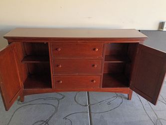 Cherry Wood Sideboard Buffet with Drawers