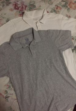 Boy’s school shirts GrayL/G (10H-12H) & White XXL 18