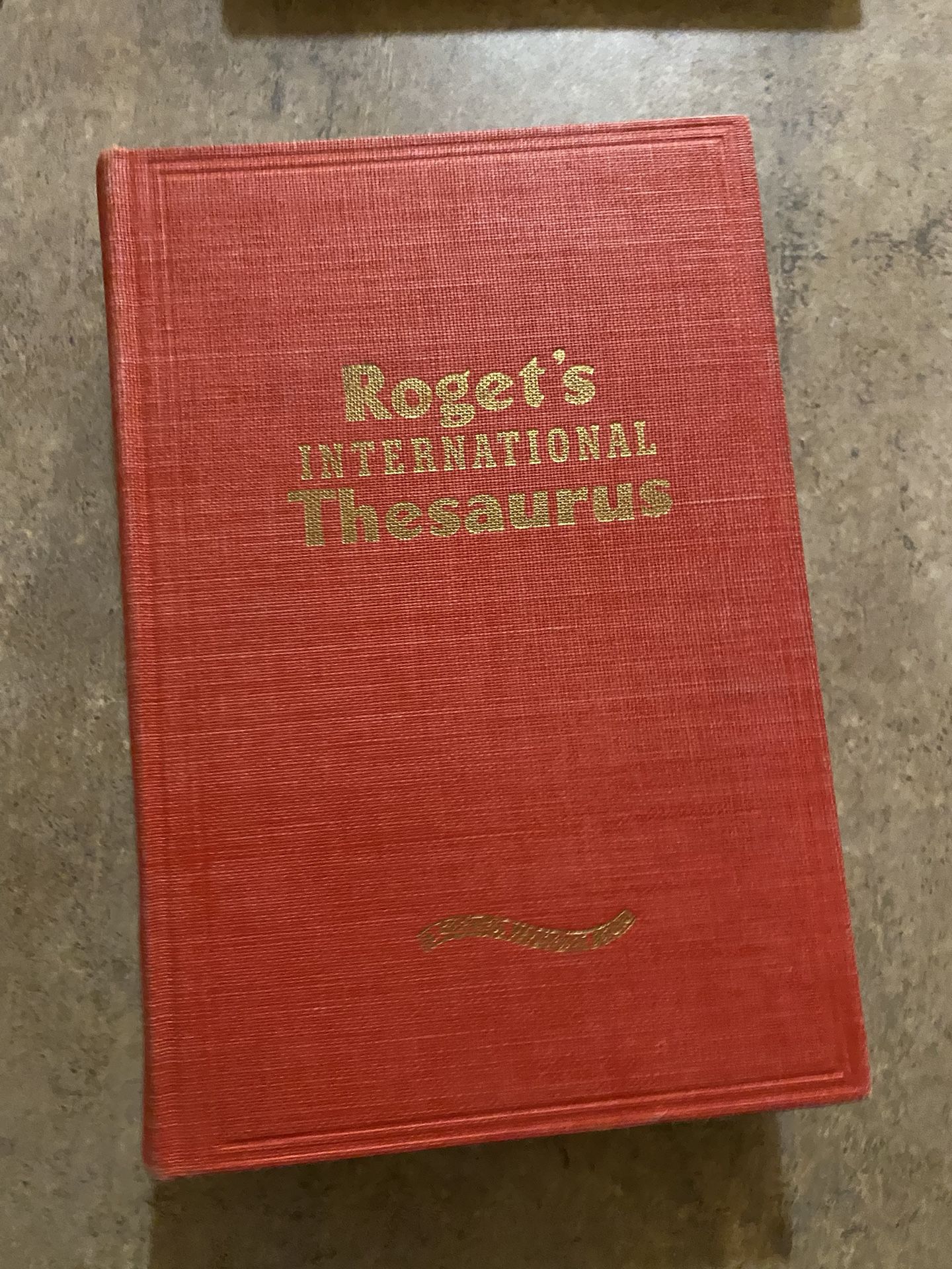 Roget’s International Thesaurus Book 1947 Copy