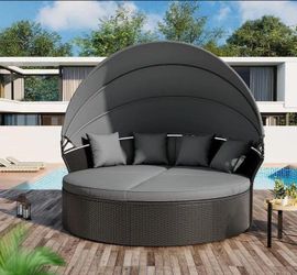 Outdoor daybed outdoor patio daybed tanning bed patio bed brand new in the box ππβοΈ
