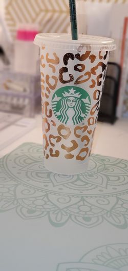 Cheetah print starbucks