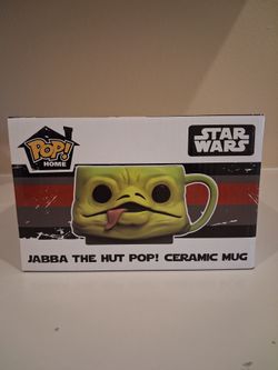 FUNKO POP! HOME Star Wars JABBA THE HUTT Ceramic Mug NIB