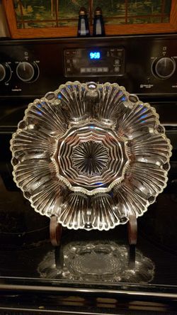 Vintage Glass Deviled Egg Plate