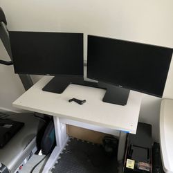Dell P2419HC 24” IPS Full HD Monitors Dual Set w/ Dell MDS19 Dual Monitor Stand 