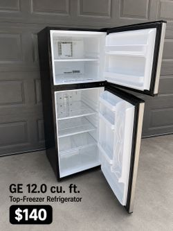 GE 12.0 cu. ft. Top-Freezer Refrigerator – $140