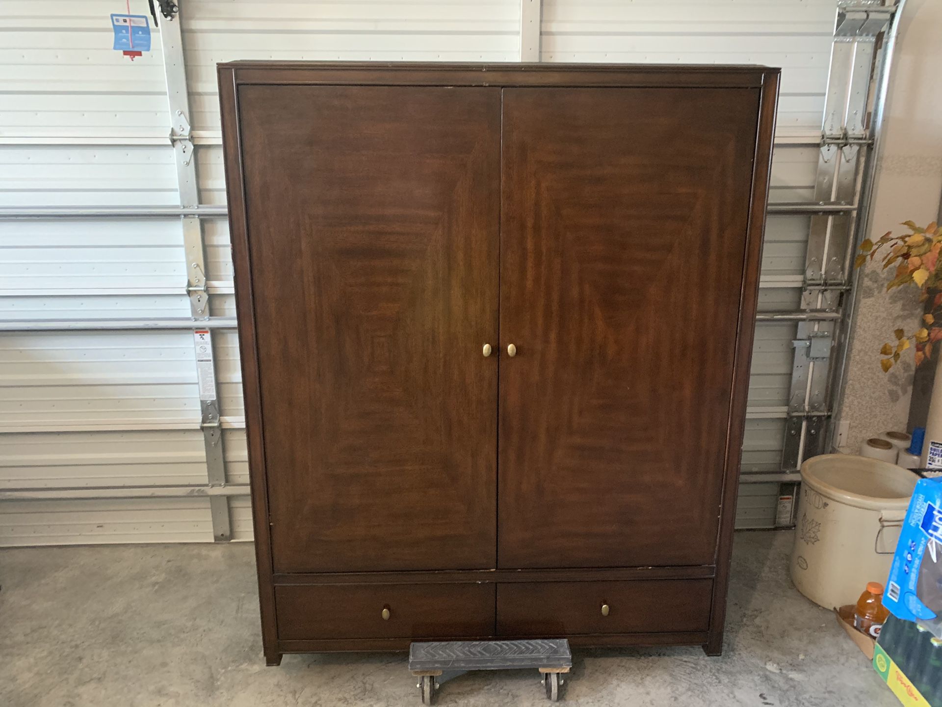 Restoration Hardware Wooden Atwood Armoire