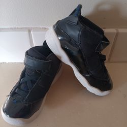 Nike Air Jordan 6 Rings Space Jam Black/Hyper Royal-White Toddler 10C 323420-016