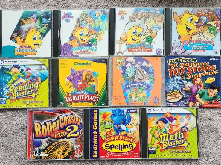 Old-school PC Educational Games