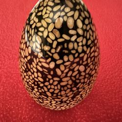 Vintage European Handcrafted Wooden Eggs 