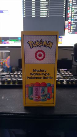 Pokémon mystery water-type Pokémon bottle