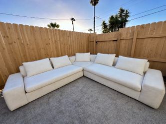 Spacious CB2 Lounge Couch