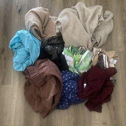 Bag  of Different Sizes Ladies Clothes 