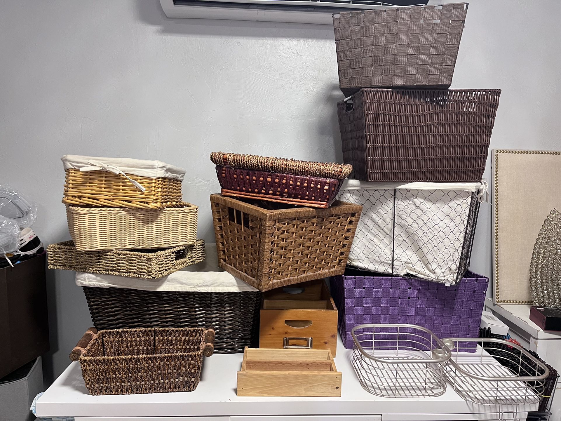 Baskets Storage Containers Bins Organizers