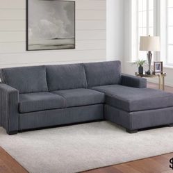 Corduroy Sectional Sofa 