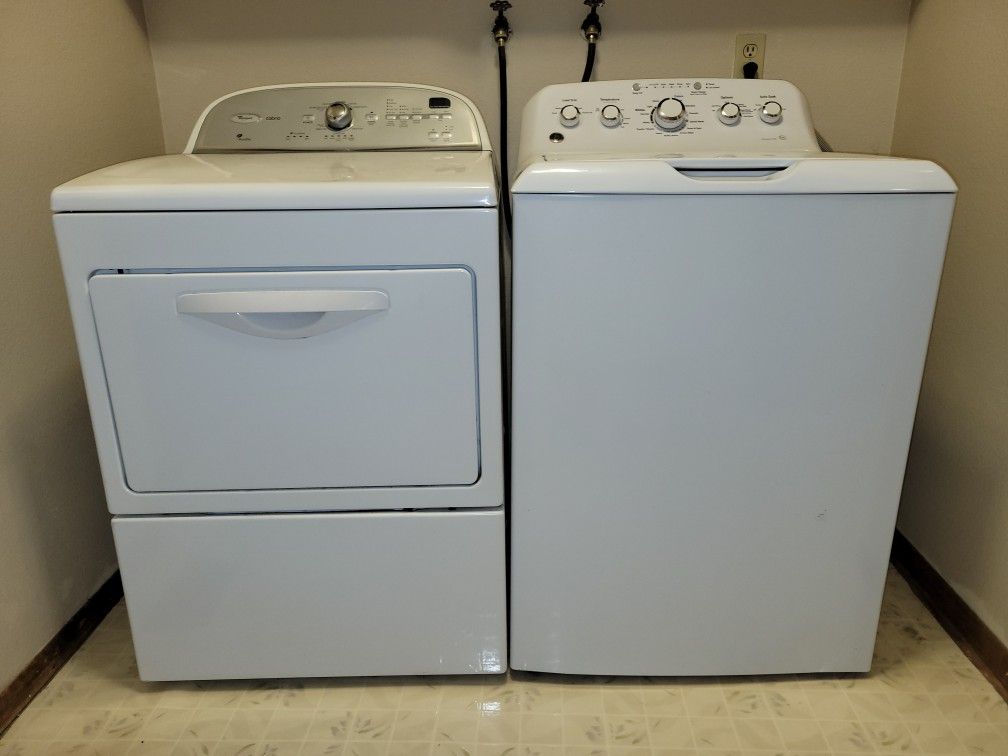GE Washer & Whirlpool Dryer