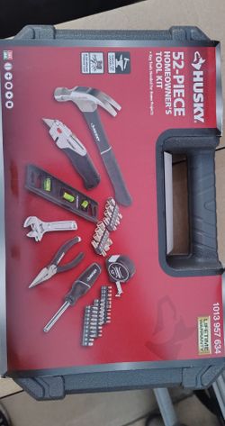 Husky
52-Piece Homeowner's Tool Kit..$25  each one...many available.. first come first served... pickup only..