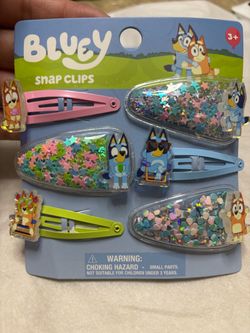 Bluey hair clips