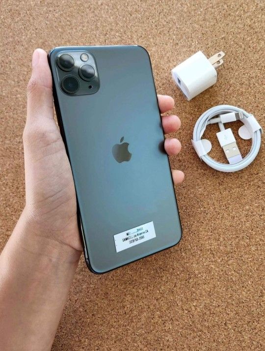 iPhone 11 Pro Max, Factory Unlocked, Excellent Condition. Like New