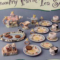 Vintage Porcelain Tea Party Set