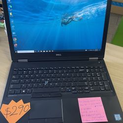 Dell Latitude E5570 15.6” Display Intel Core i7-6820HQ@ 2.70GHz 16GB RAM 256gb SSD, Windows 10, Radeon R7 M370 2gb Graphics, Microsoft Office, Comes w