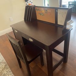 Children's desks and chairs