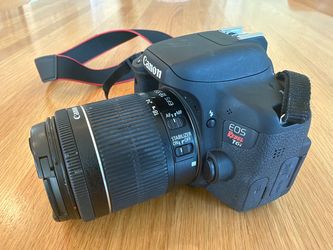 Canon EOS Rebel T6i 24.2 MP Digital SLR Camera with 18-55mm f/3.5-5.6 STM Lengs + Polaroid HD .43x Wide Angle & 2.2X Telephoto Lens + Lexar 32 GB + 57